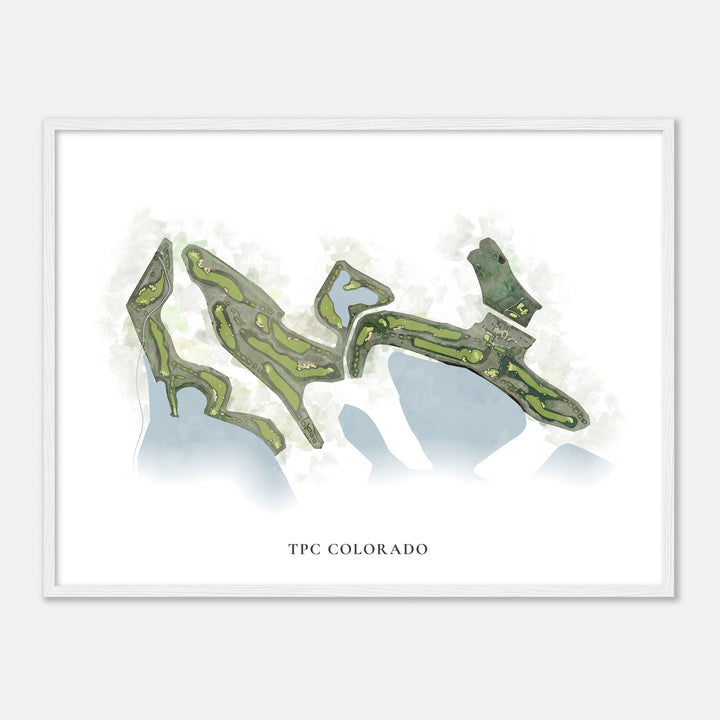Print of Tpc Colorado Classic Map