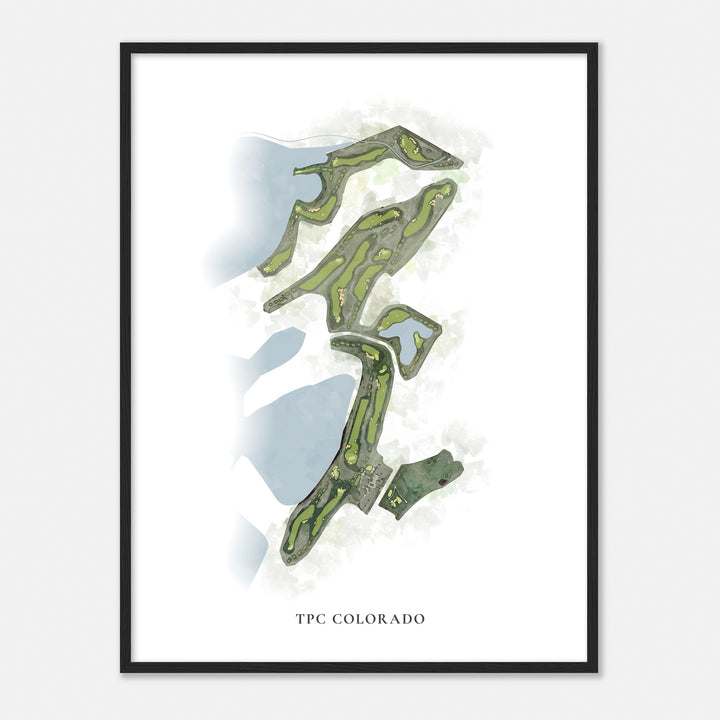 Print of Tpc Colorado Classic Map