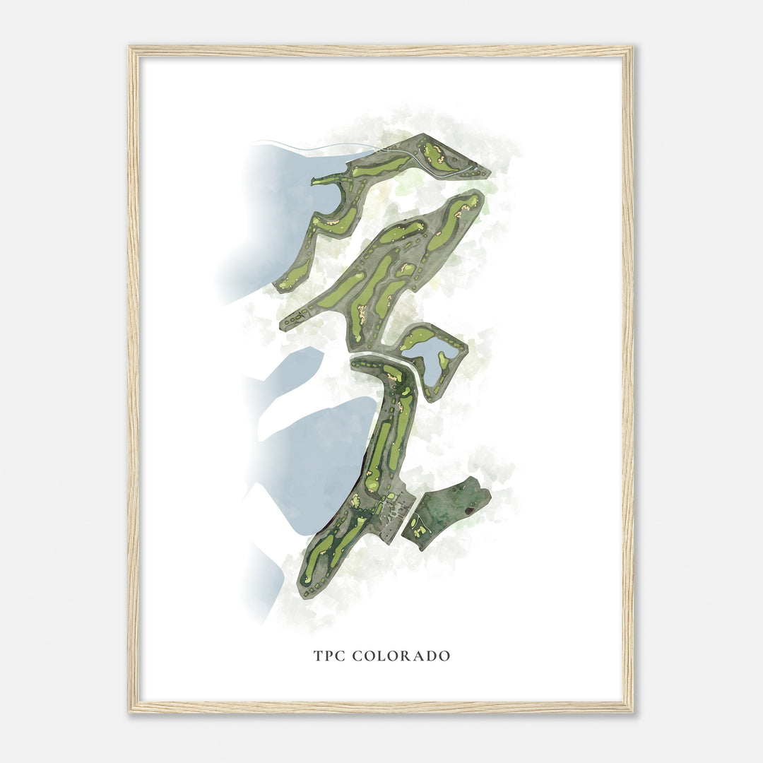 Print of Tpc Colorado Classic Map