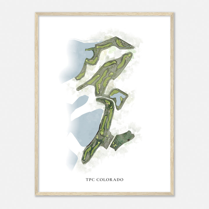 Print of Tpc Colorado Classic Map