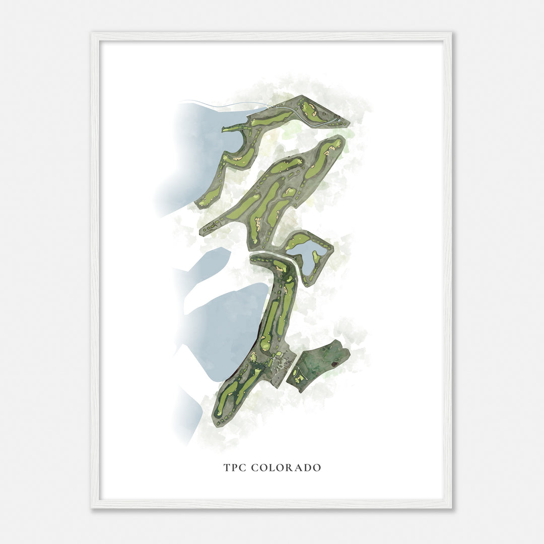 Print of Tpc Colorado Classic Map