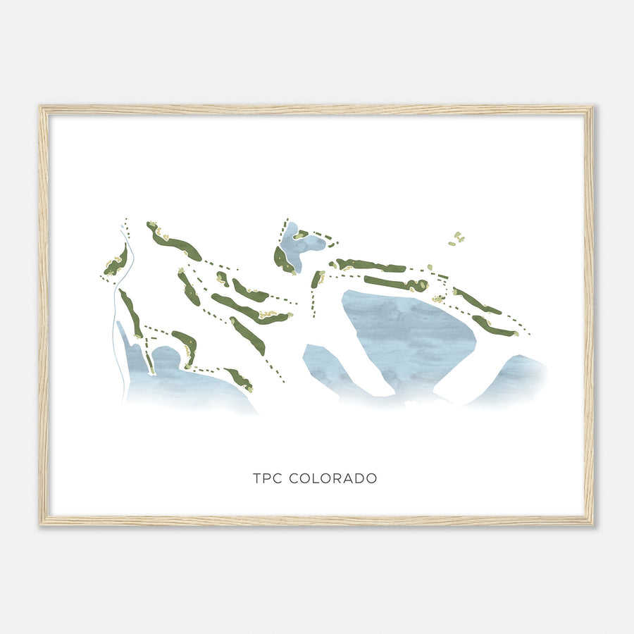 Print of Tpc Colorado Modern Map