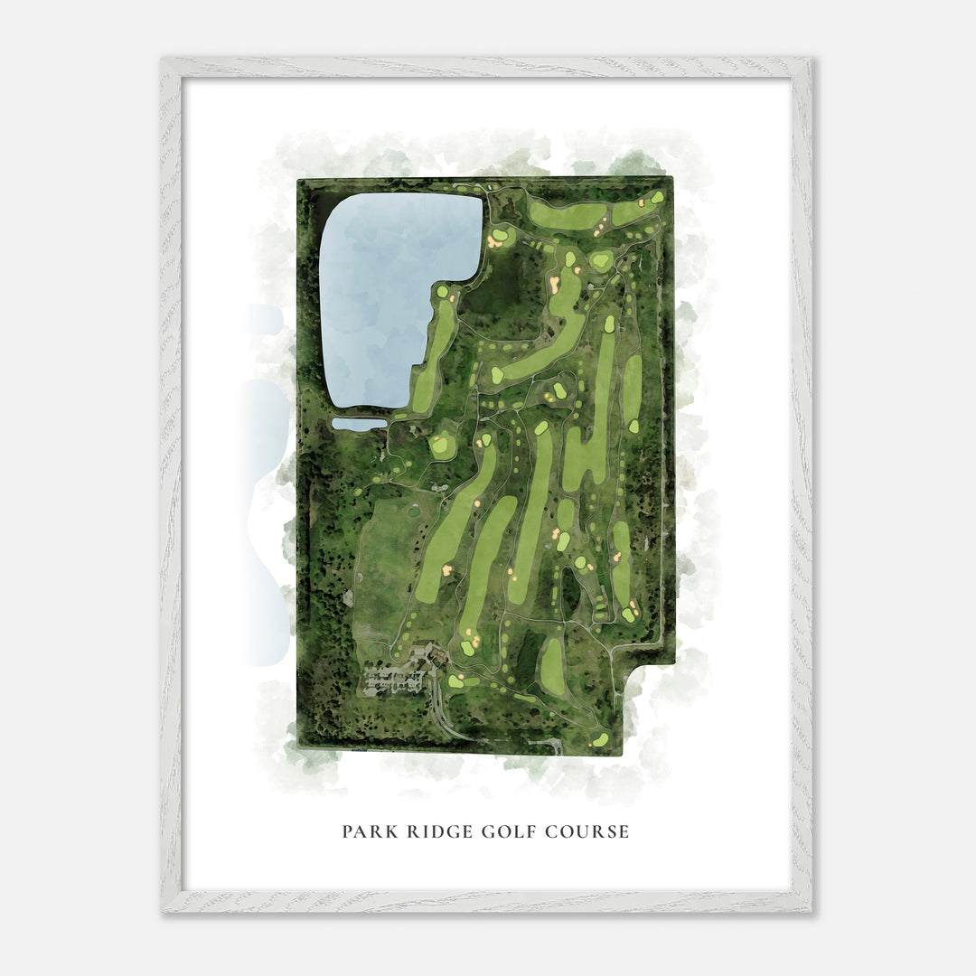 Print of Park Ridge Golf Course Classic Map