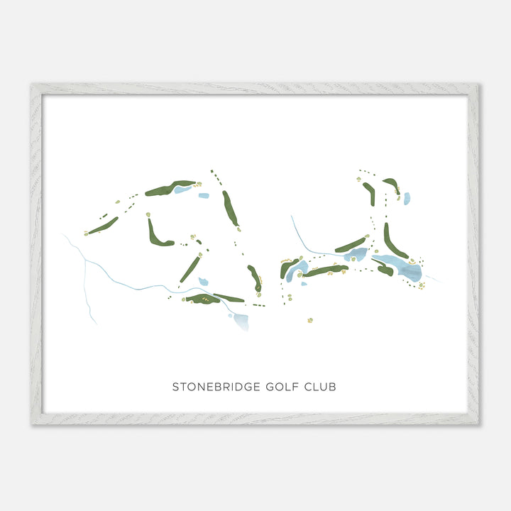 Print of Stonebridge Golf Club Modern Map