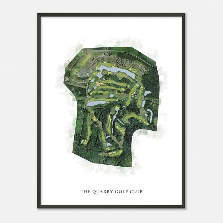 Print of The Quarry Golf Club Classic Map