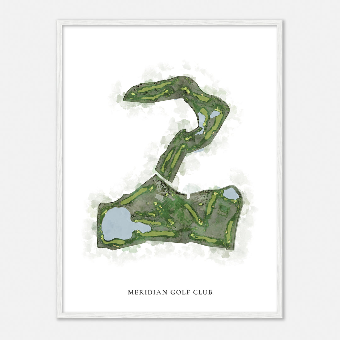 Print of Meridian Golf Club Classic Map