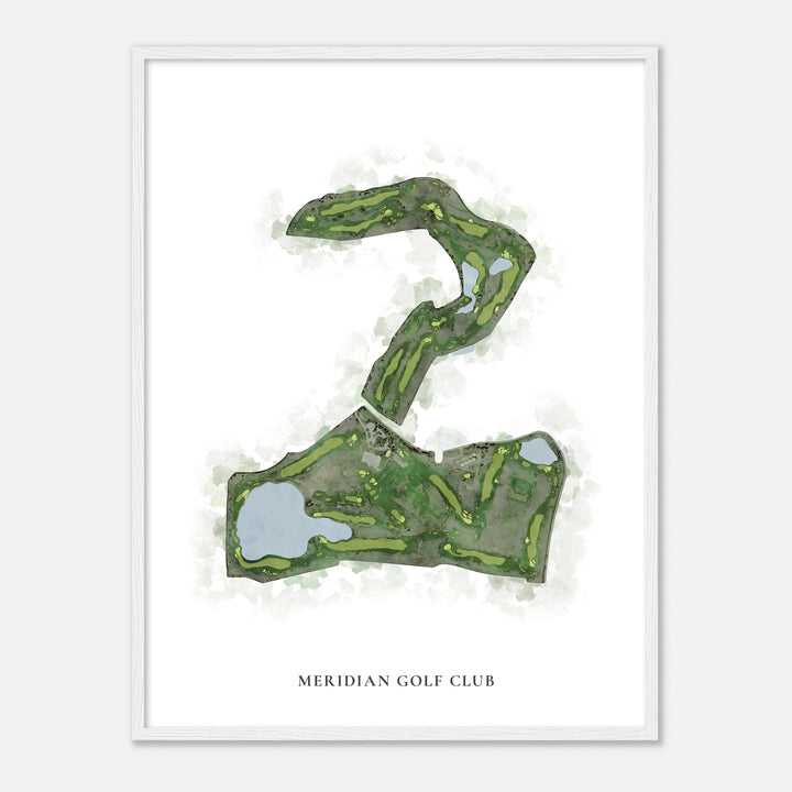 Print of Meridian Golf Club Classic Map