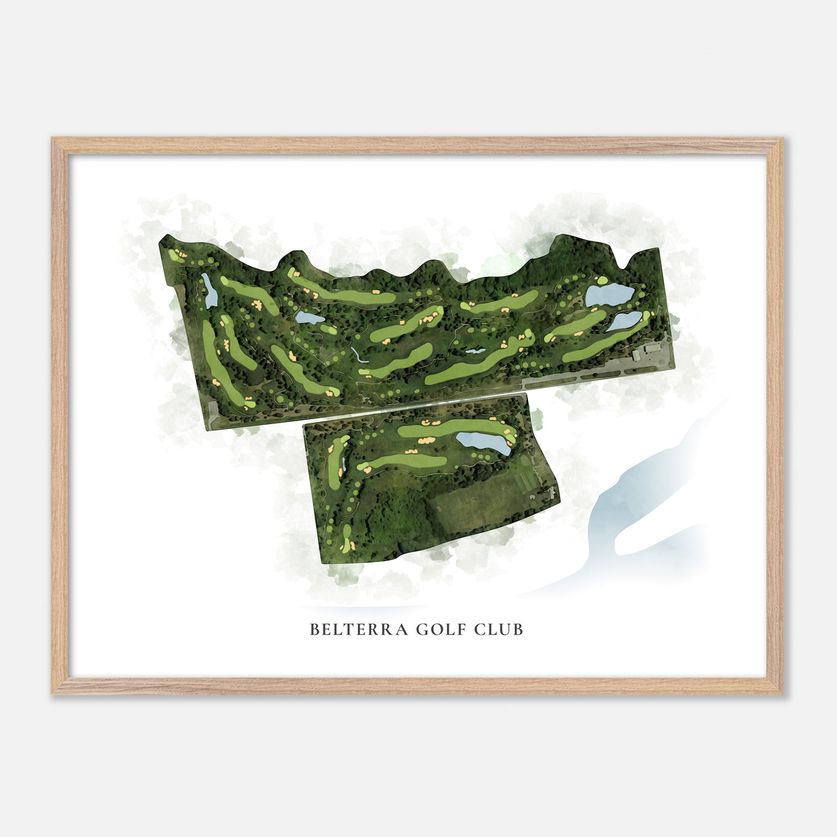Print of Belterra Golf Club Classic Map