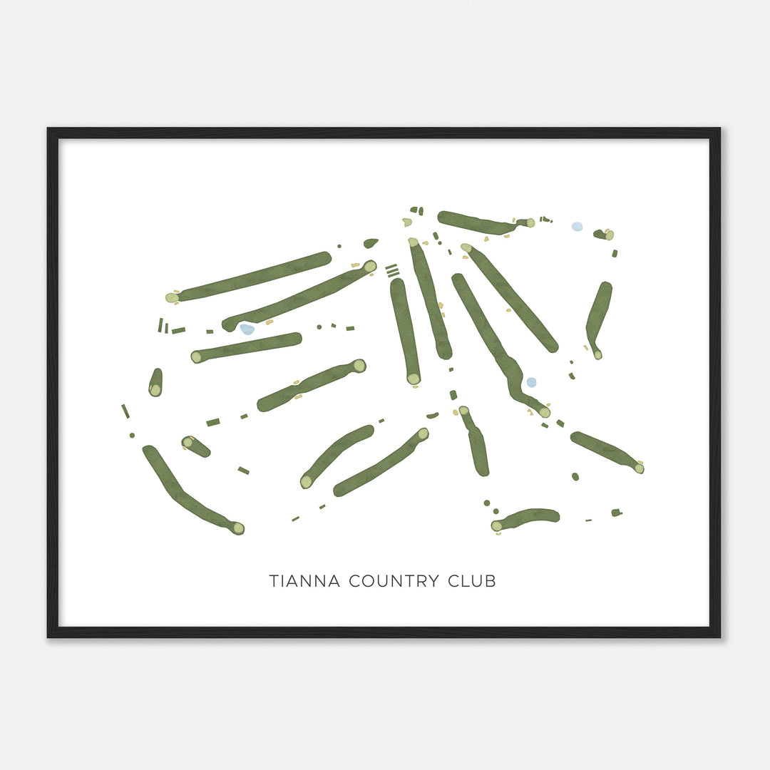 Print of Tianna Country Club Modern Map