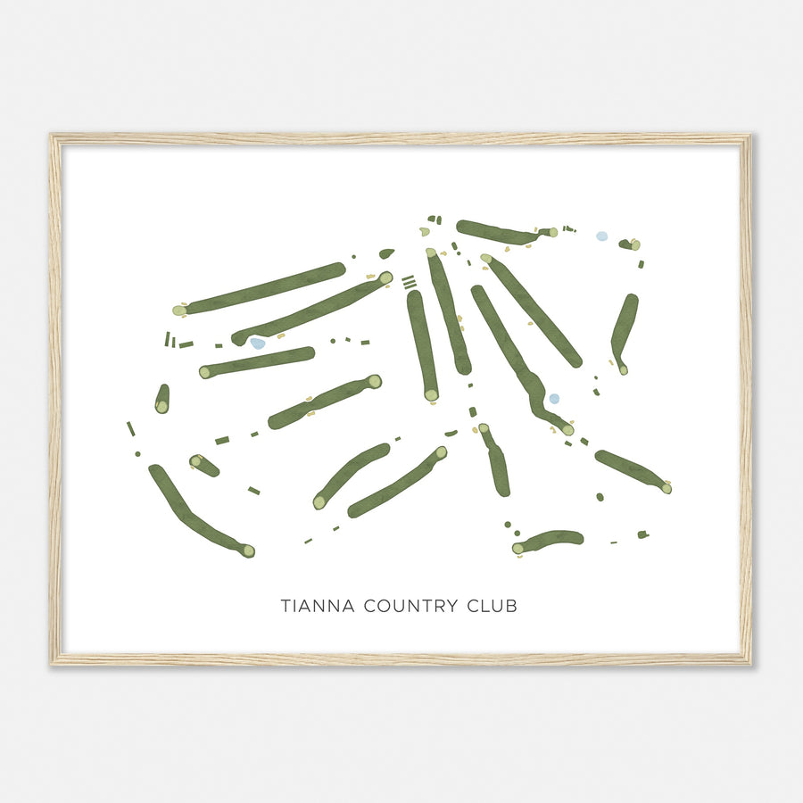 Print of Tianna Country Club Modern Map