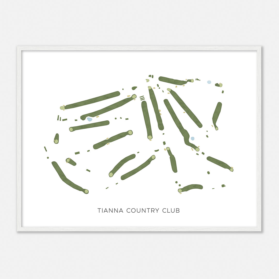 Print of Tianna Country Club Modern Map