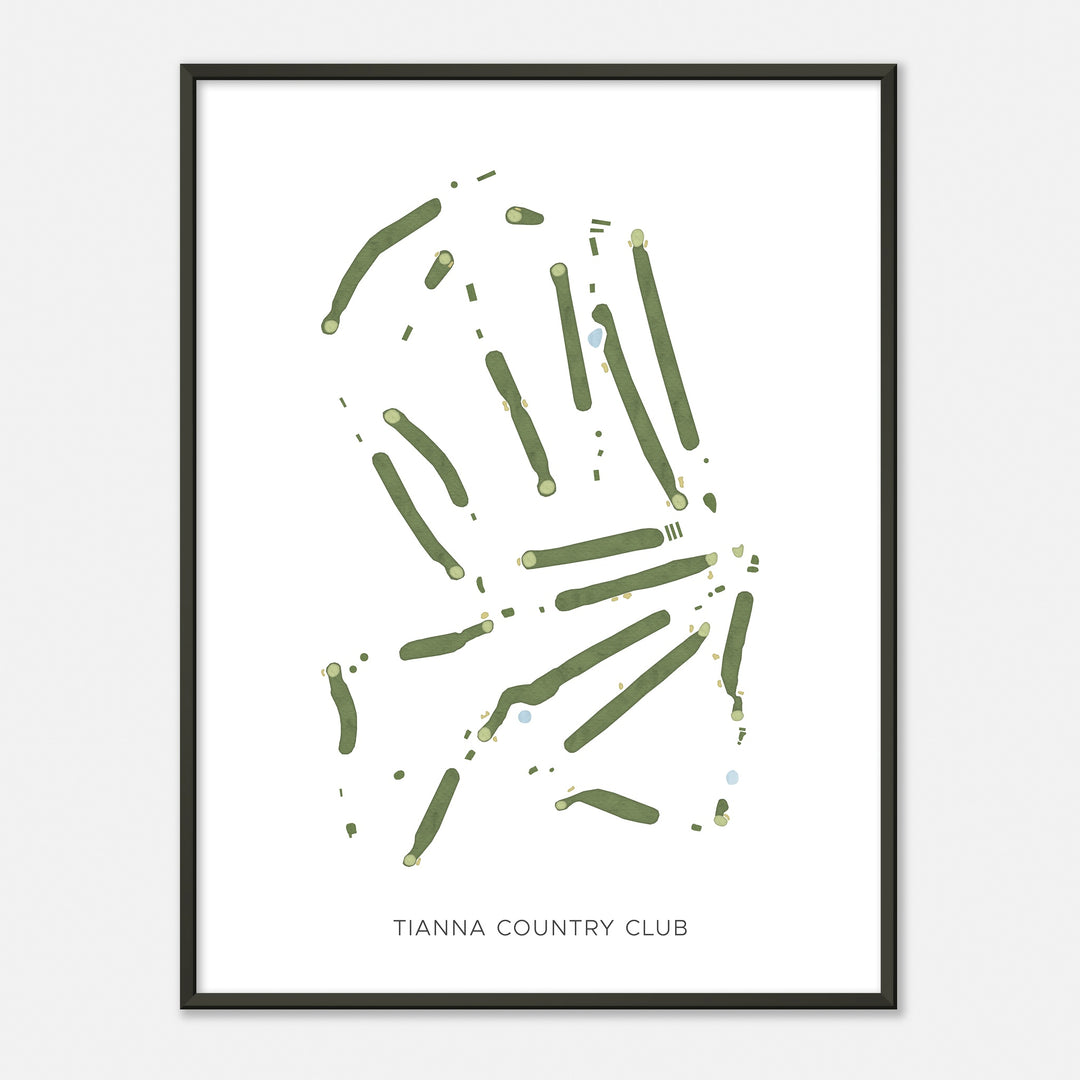 Print of Tianna Country Club Modern Map