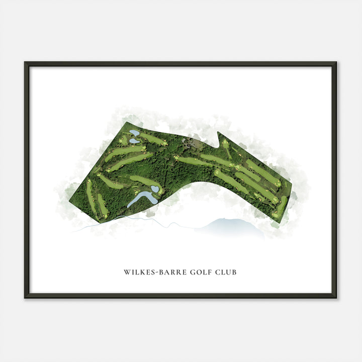 Print of Wilkes-Barre Golf Club Classic Map
