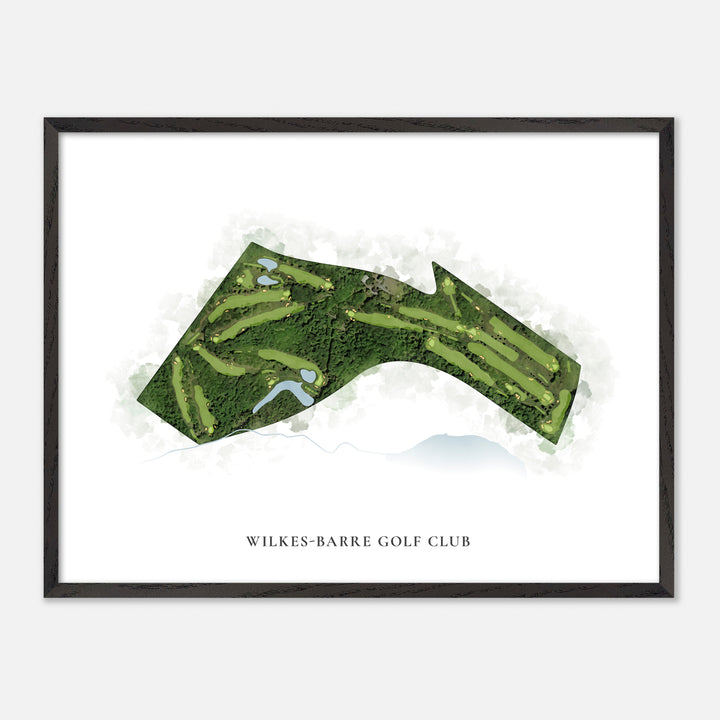 Print of Wilkes-Barre Golf Club Classic Map
