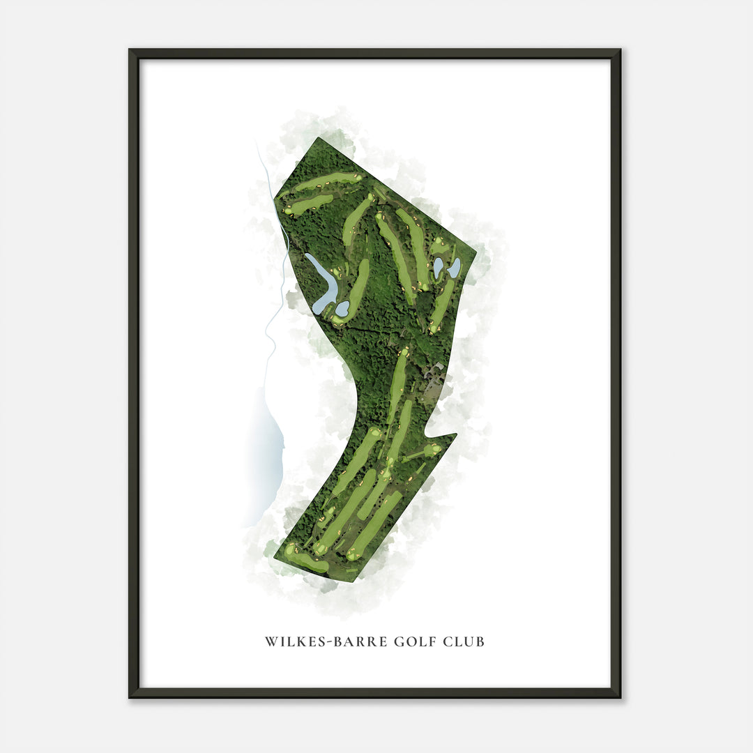 Print of Wilkes-Barre Golf Club Classic Map