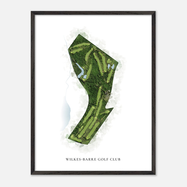 Print of Wilkes-Barre Golf Club Classic Map