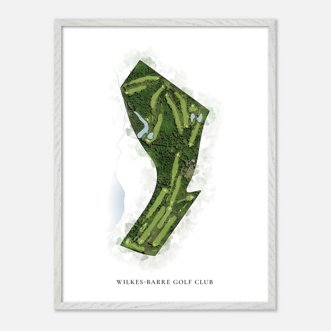 Print of Wilkes-Barre Golf Club Classic Map