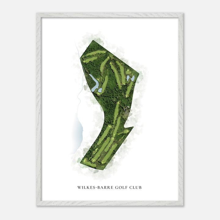 Print of Wilkes-Barre Golf Club Classic Map