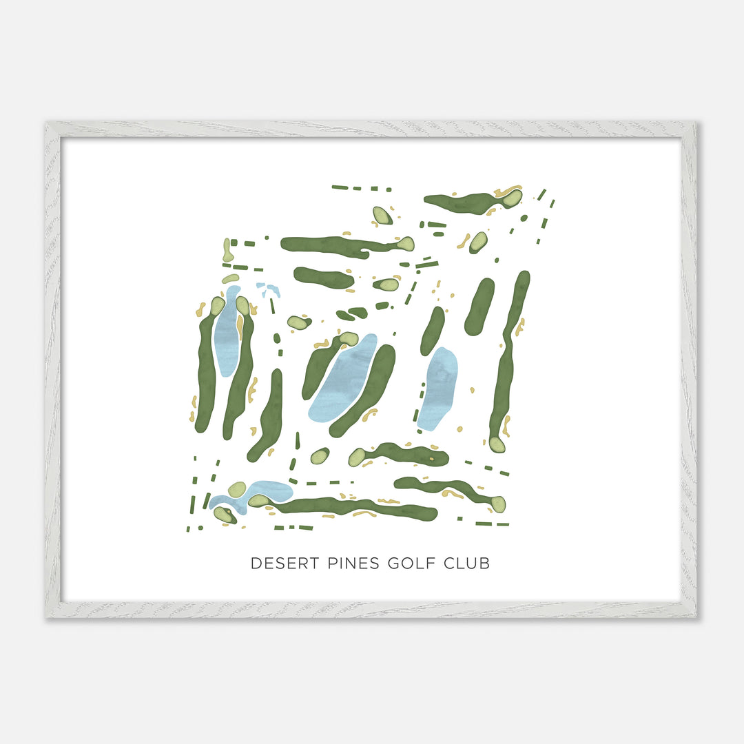 Print of Desert Pines Golf Club Modern Map