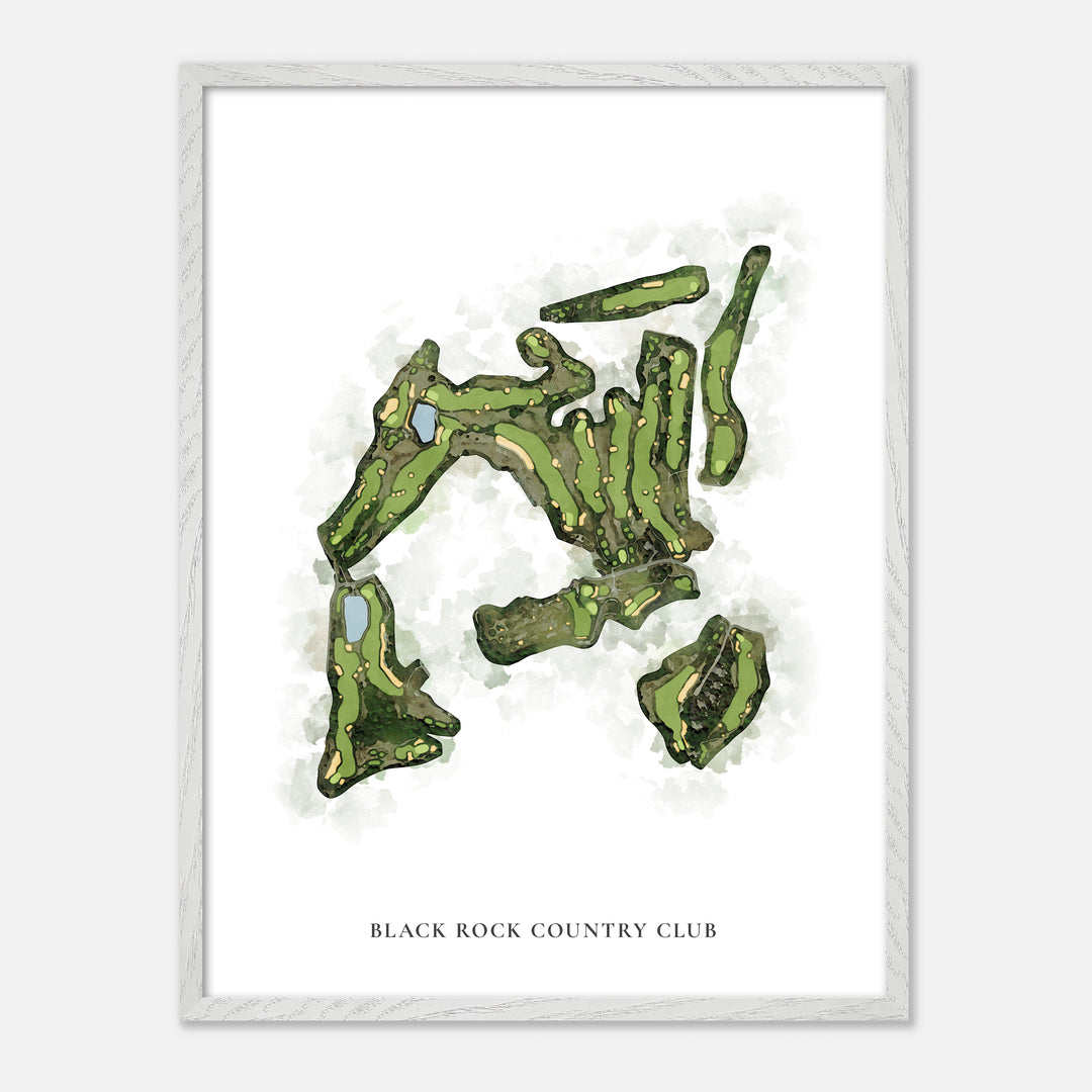 Print of Black Rock Country Club Classic Map