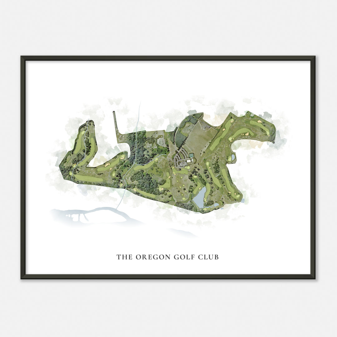Print of The Oregon Golf Club Classic Map