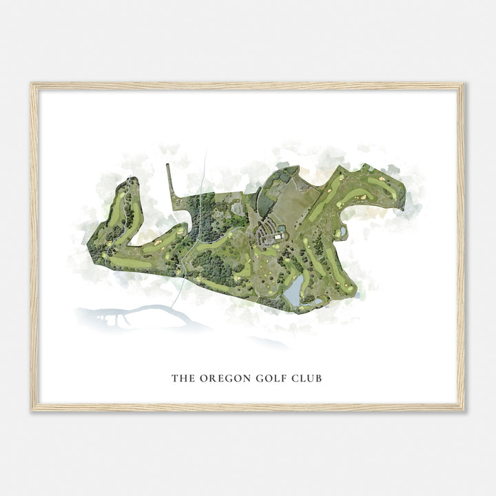 Print of The Oregon Golf Club Classic Map