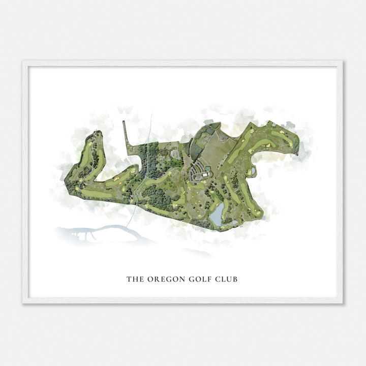 Print of The Oregon Golf Club Classic Map