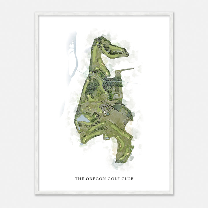 Print of The Oregon Golf Club Classic Map