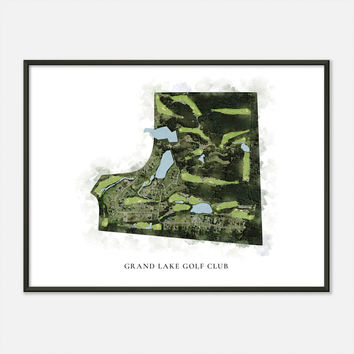 Print of Grand Lake Golf Club Classic Map
