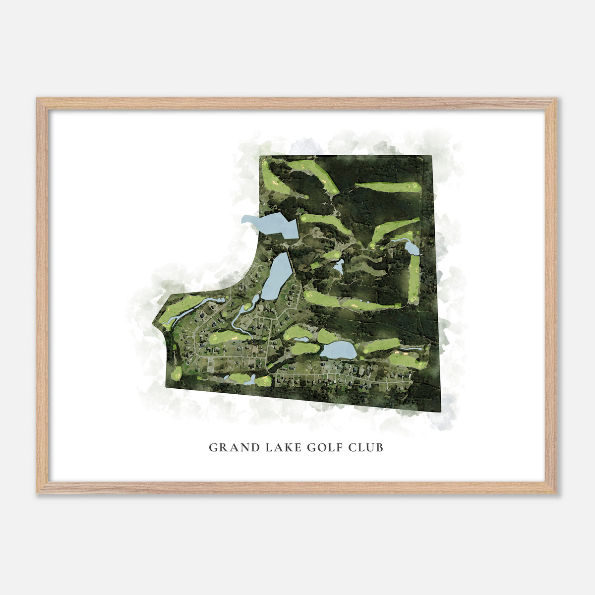 Print of Grand Lake Golf Club Classic Map