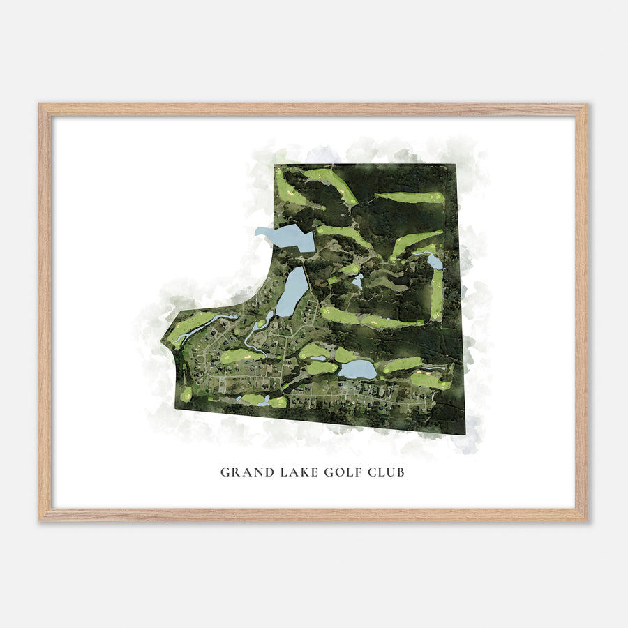 Print of Grand Lake Golf Club Classic Map
