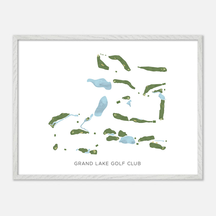 Print of Grand Lake Golf Club Modern Map