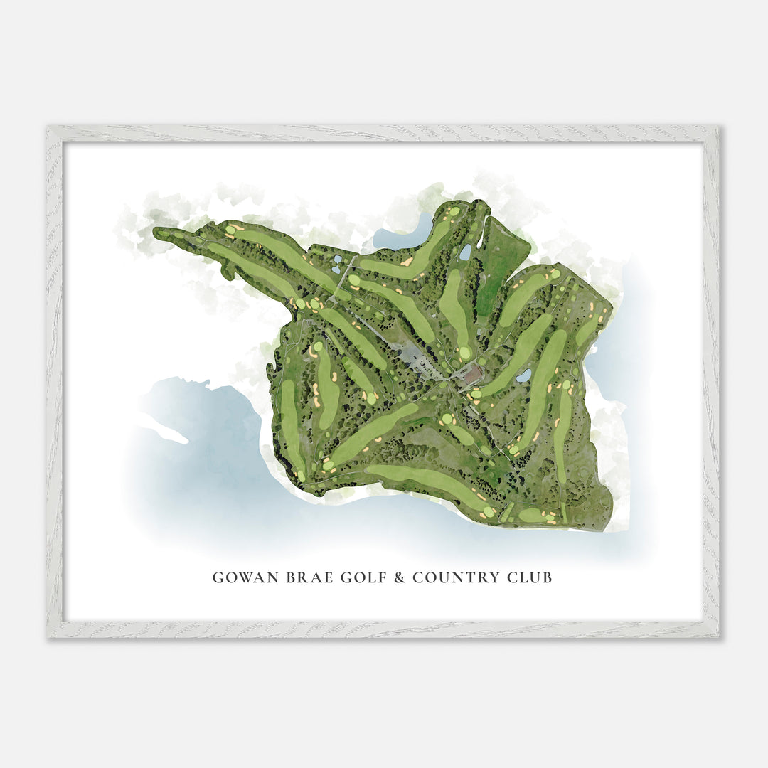 Print of Gowan Brae Golf & Country Club Classic Map