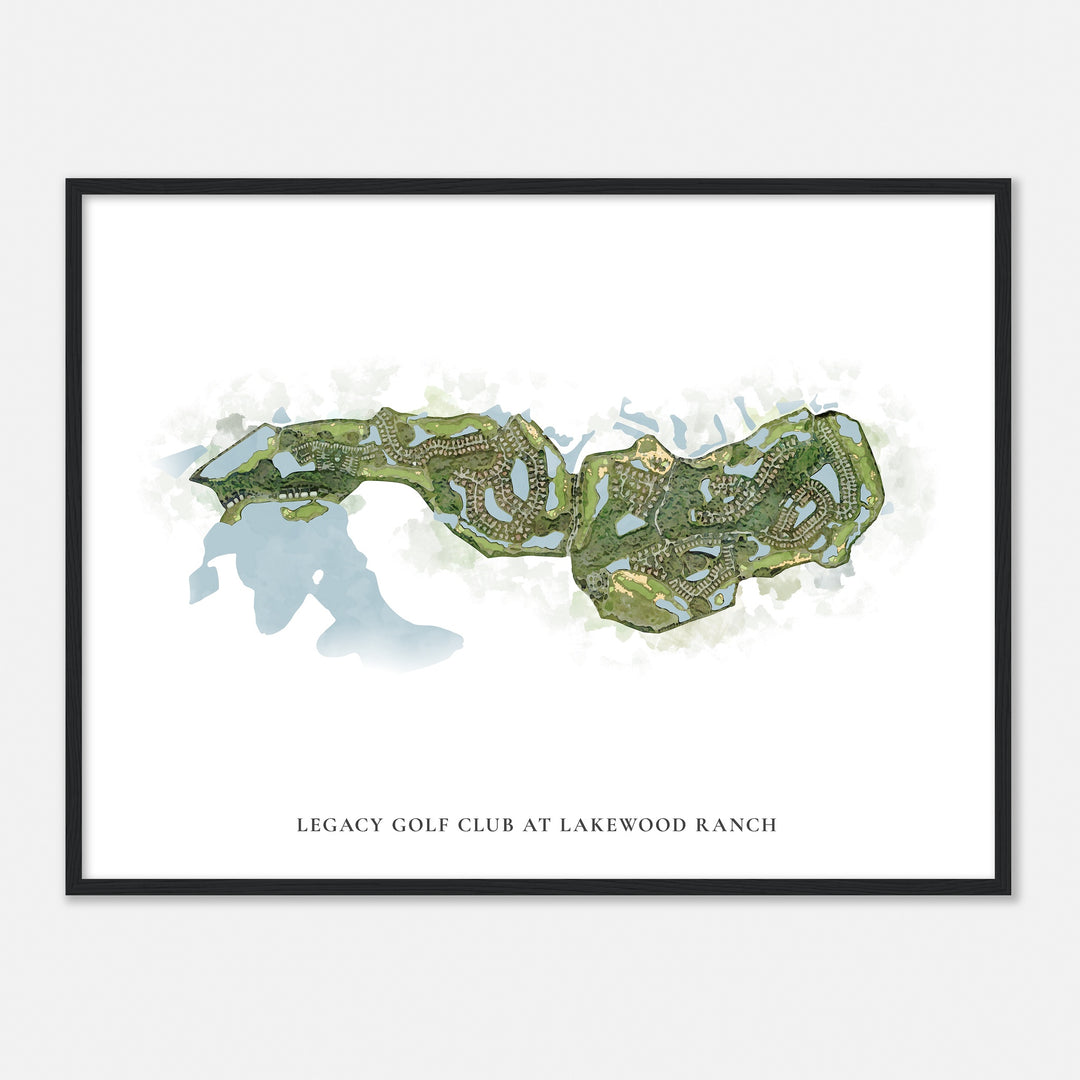 Print of Legacy Golf Club At Lakewood Ranch Classic Map