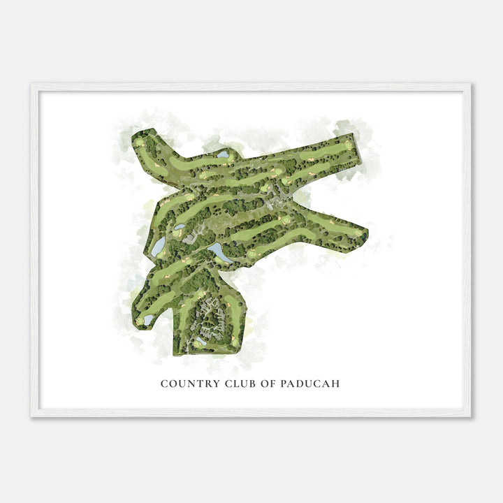 Print of Country Club Of Paducah Classic Map