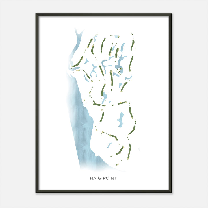Print of Haig Point Modern Map