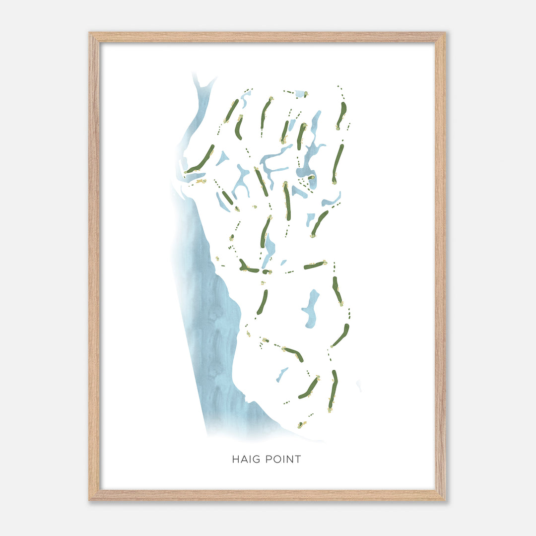 Print of Haig Point Modern Map