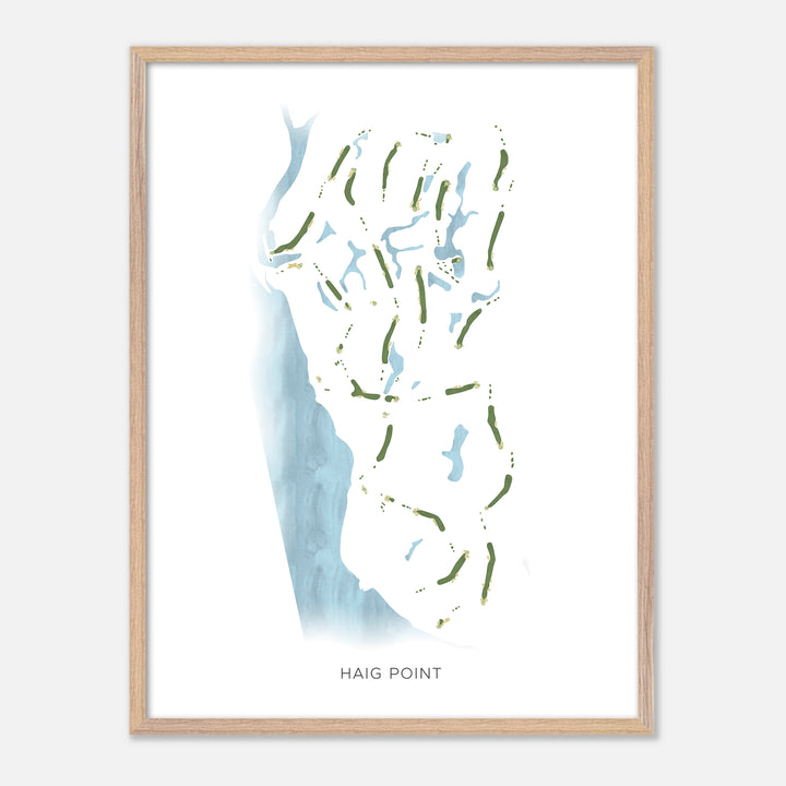 Print of Haig Point Modern Map