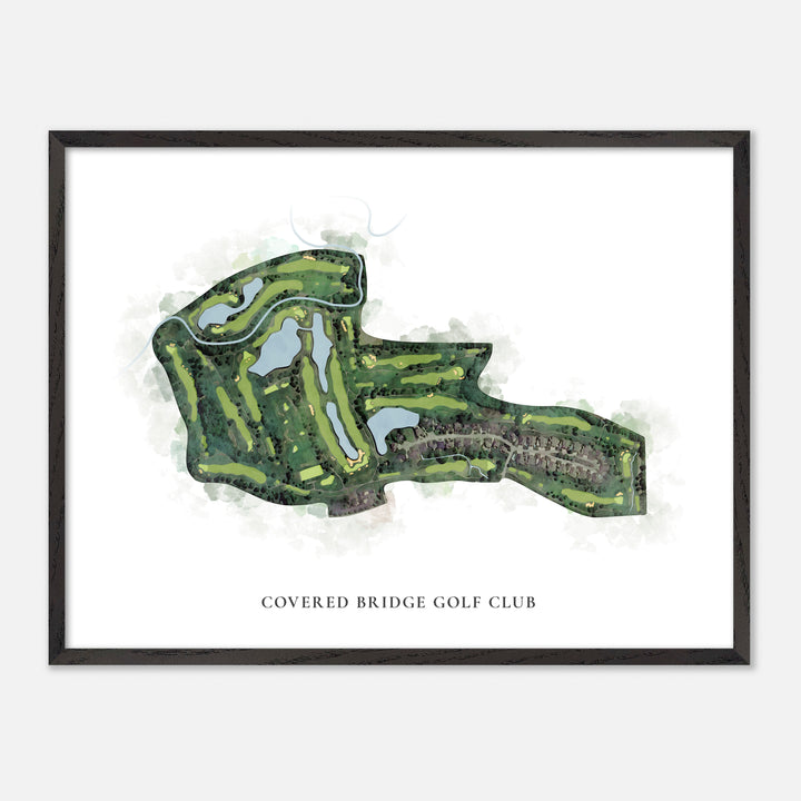 Print of Covered Bridge Golf Club Classic Map
