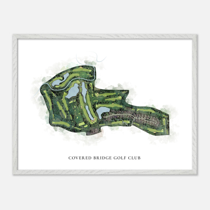 Print of Covered Bridge Golf Club Classic Map