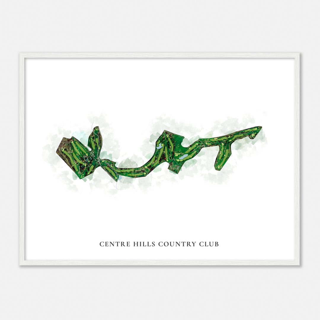 Print of Centre Hills Country Club Classic Map