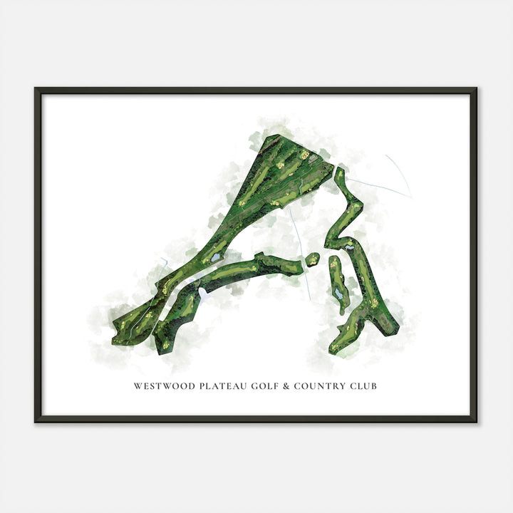 Print of Westwood Plateau Golf & Country Club Classic Map