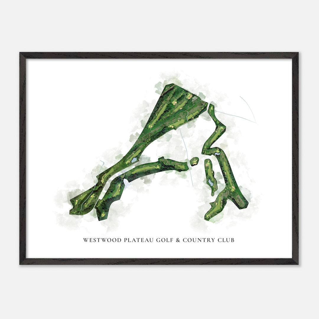 Print of Westwood Plateau Golf & Country Club Classic Map