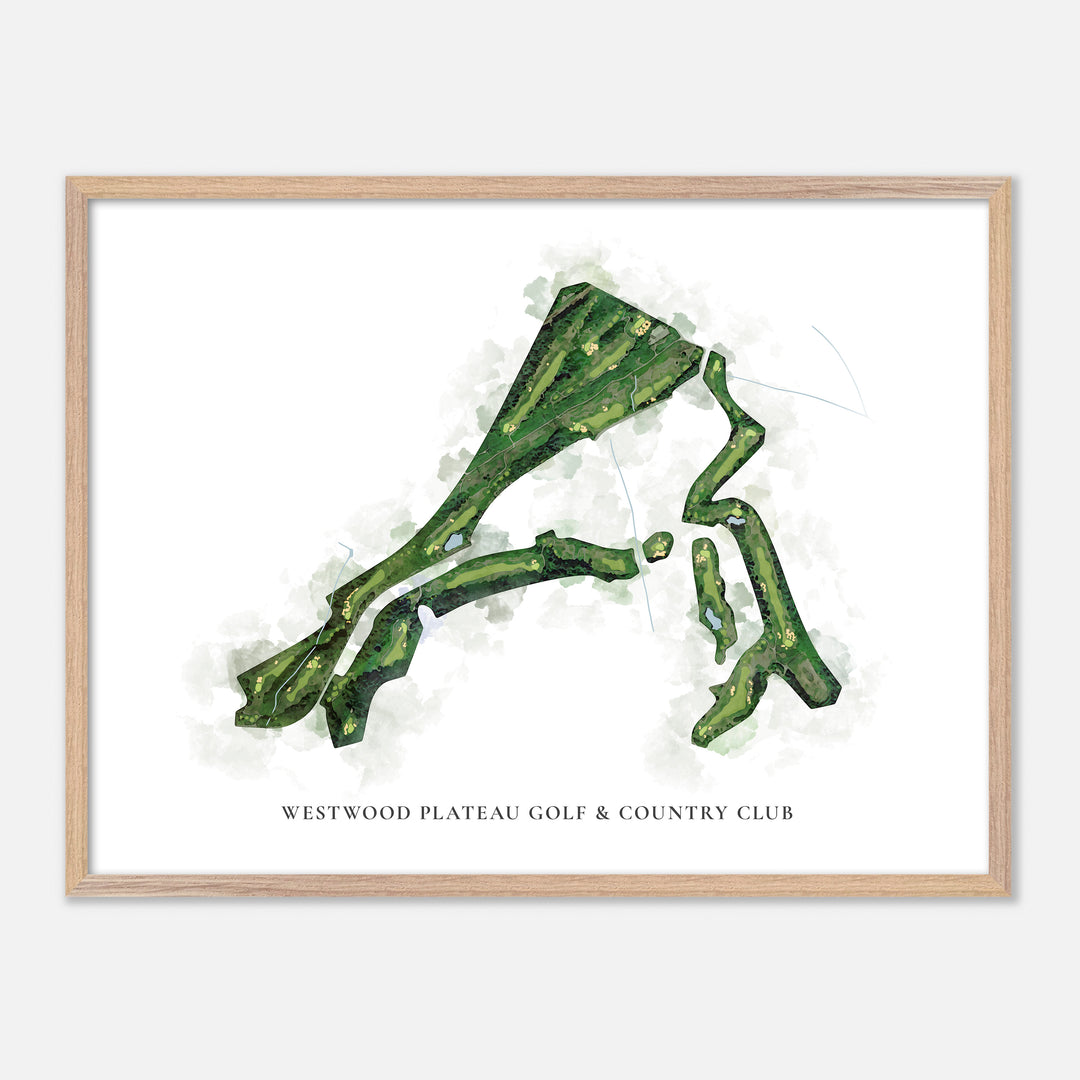 Print of Westwood Plateau Golf & Country Club Classic Map