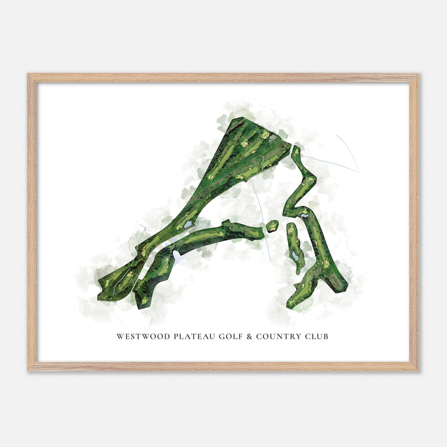 Print of Westwood Plateau Golf & Country Club Classic Map