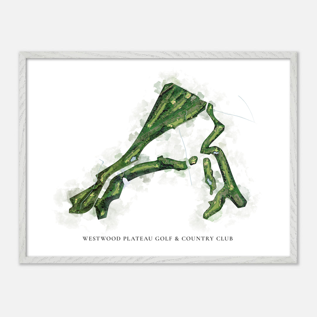 Print of Westwood Plateau Golf & Country Club Classic Map