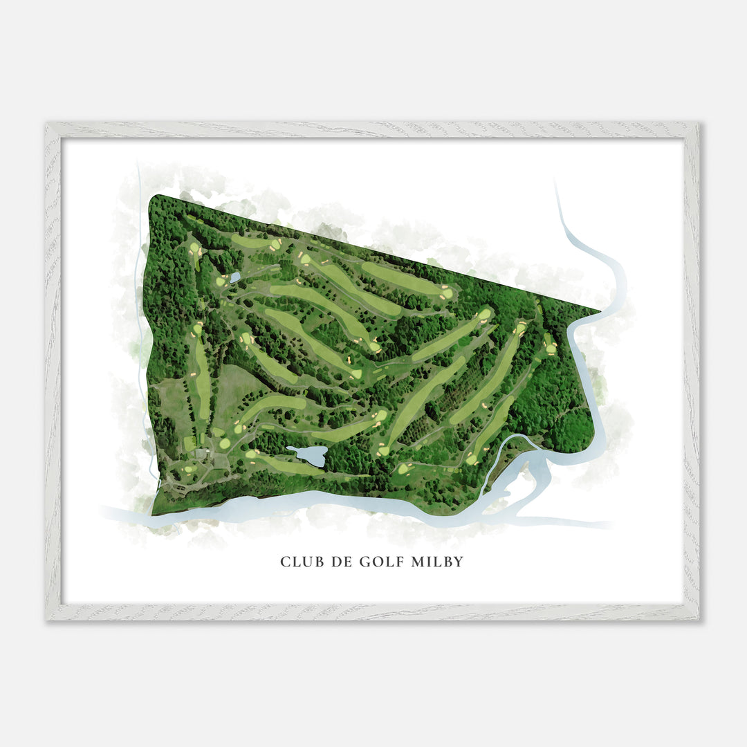Print of Club De Golf Milby Classic Map