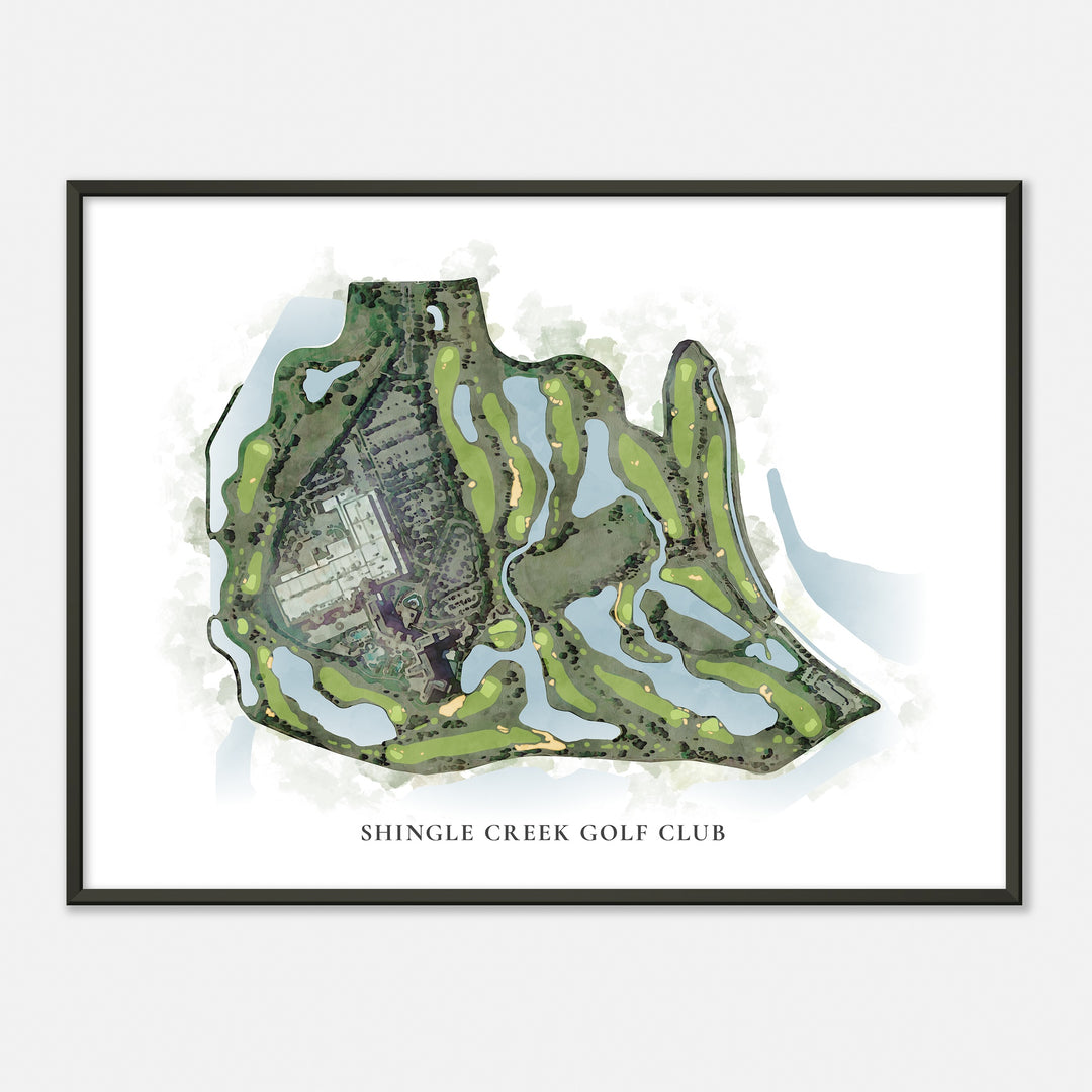 Print of Shingle Creek Golf Club Classic Map