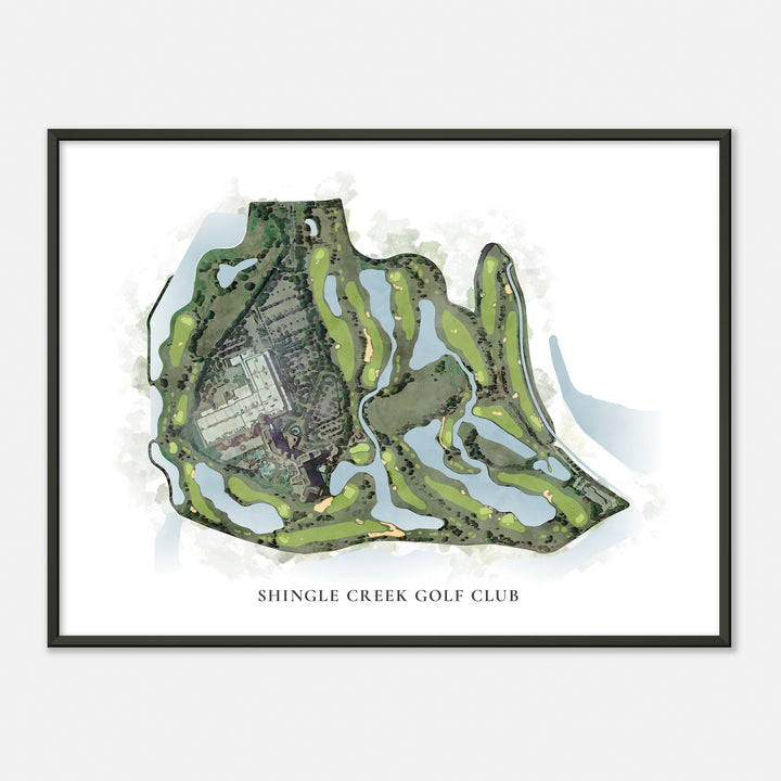 Print of Shingle Creek Golf Club Classic Map