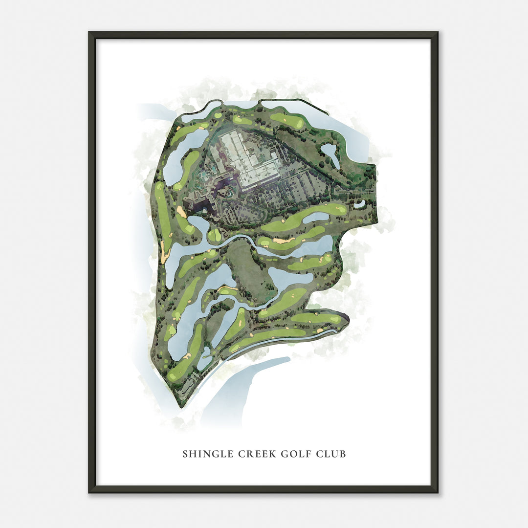 Print of Shingle Creek Golf Club Classic Map